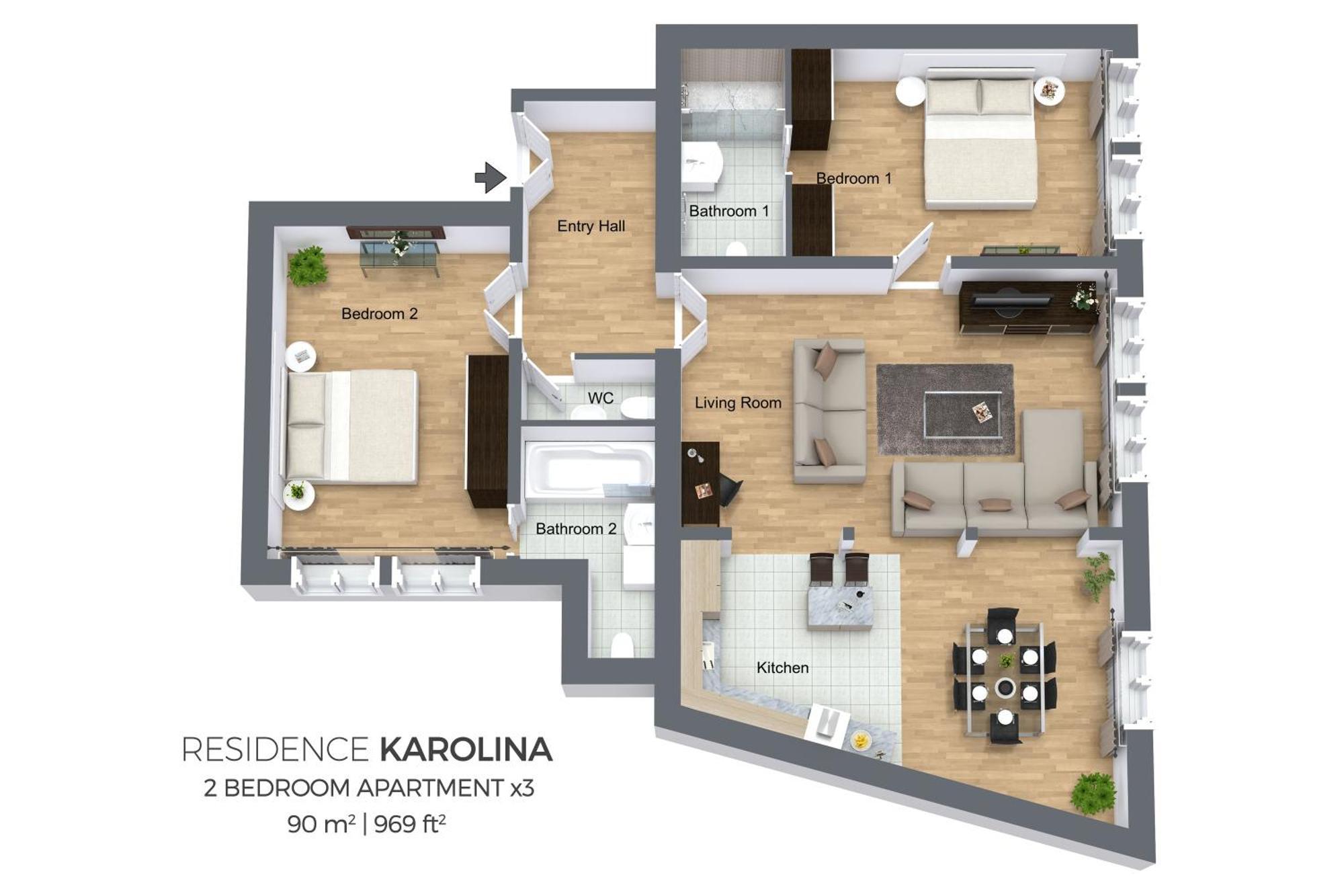 Residence Karolina Прага Номер фото