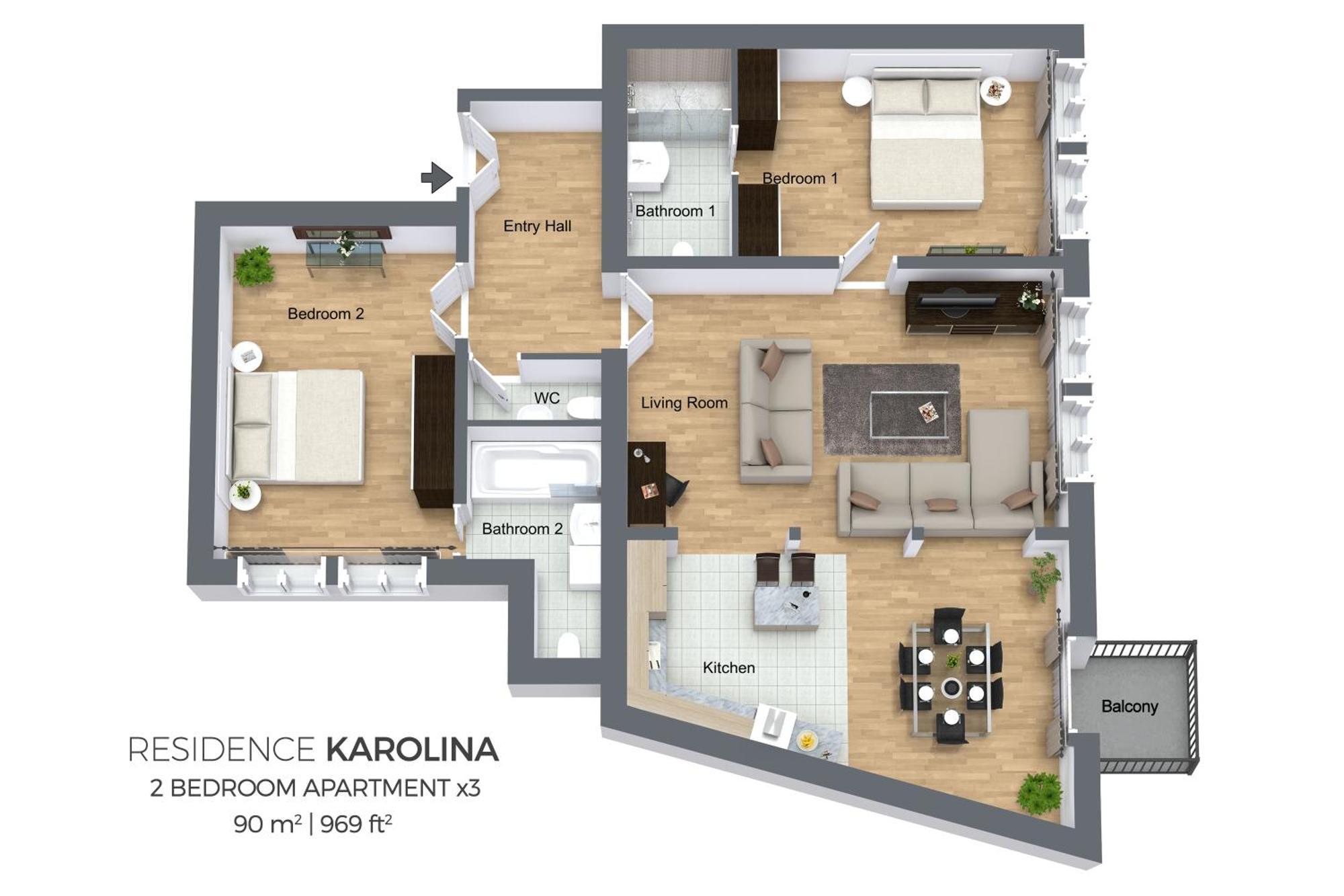 Residence Karolina Прага Номер фото