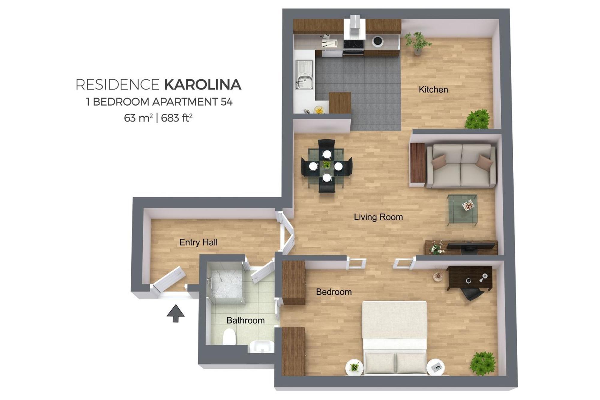 Residence Karolina Прага Номер фото