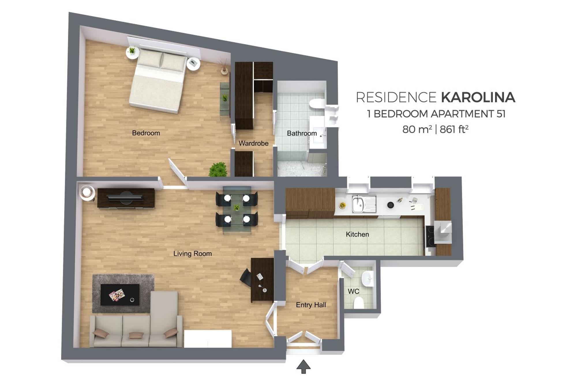 Residence Karolina Прага Номер фото