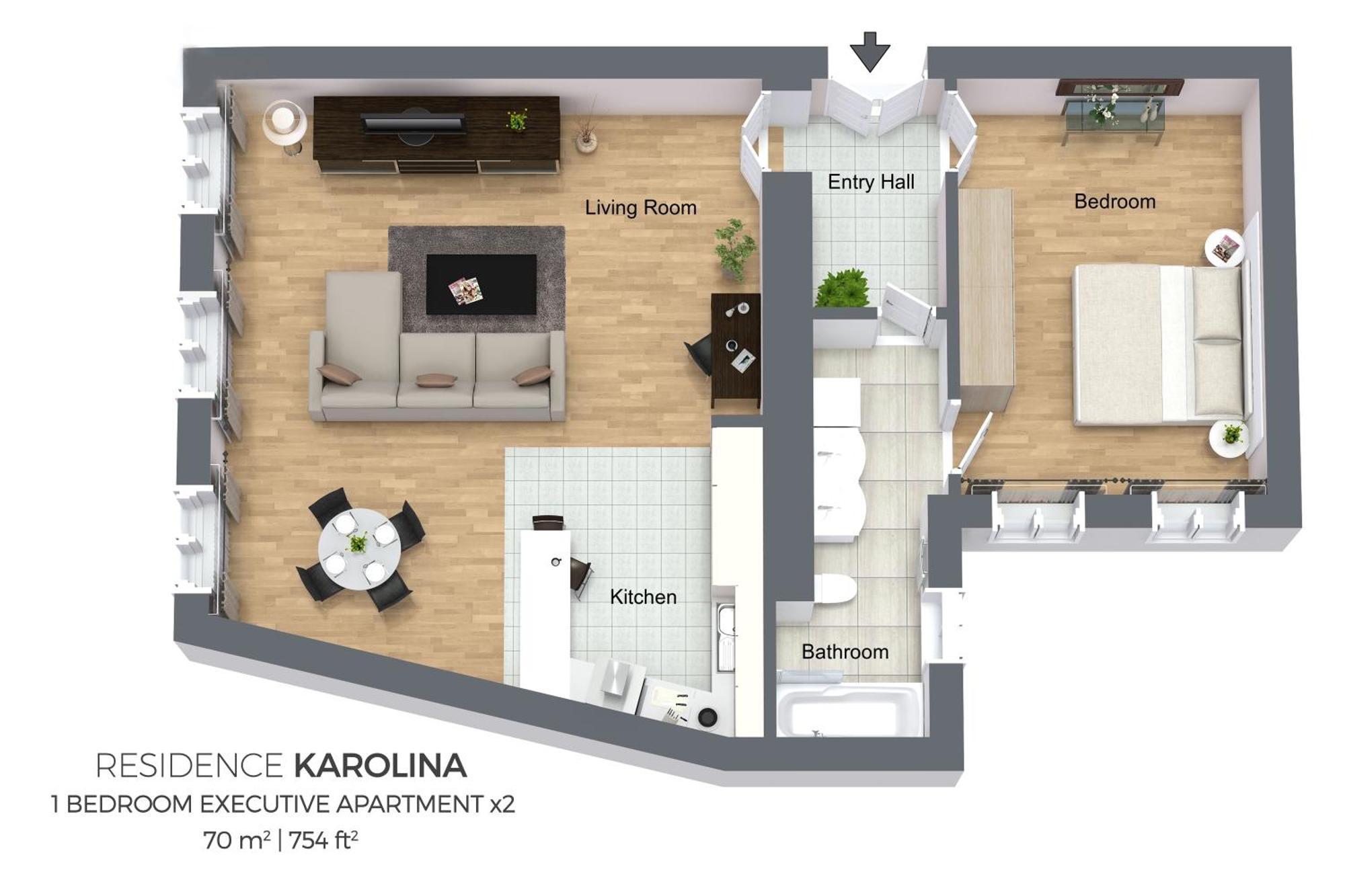 Residence Karolina Прага Номер фото