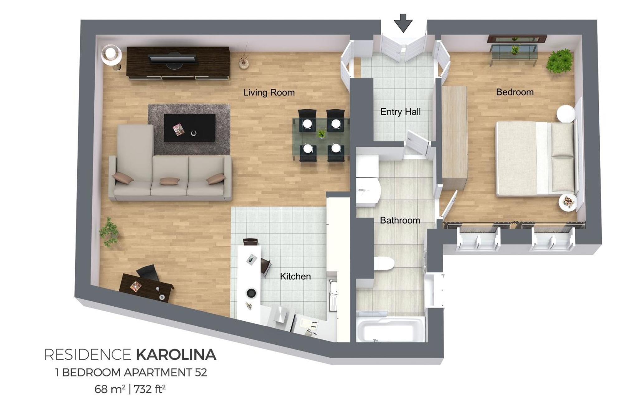 Residence Karolina Прага Номер фото
